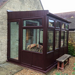 dark brown conservatory