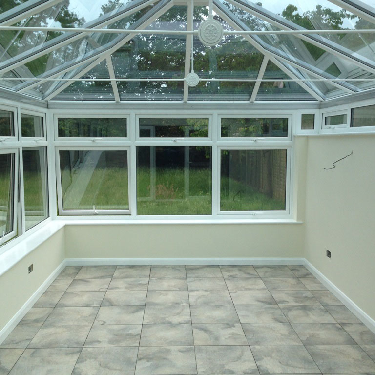modern conservatory interior