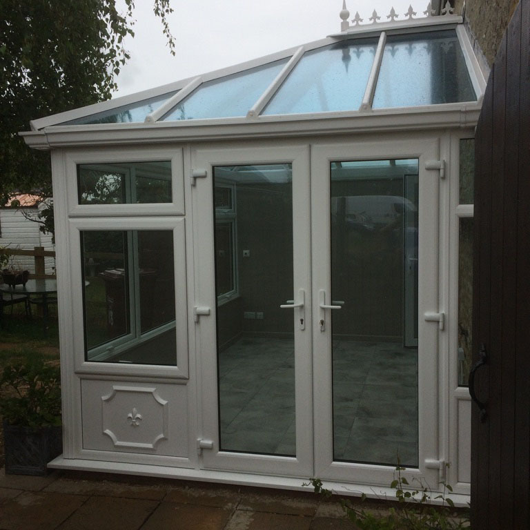 intricately designed conservatory