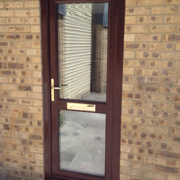 timber front door
