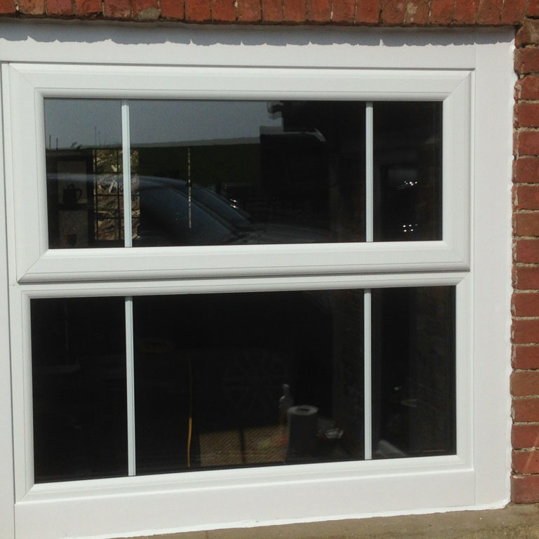 upvc window on home exterior